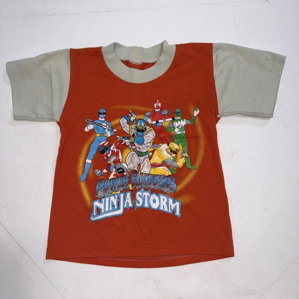 Vintage Power Rangers Time Force Energy Launch‎ Unsized Youth Shirt Kids READ!